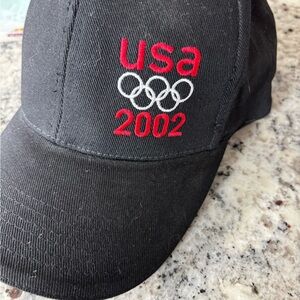Spyder Black USA 2002 Hat NWT